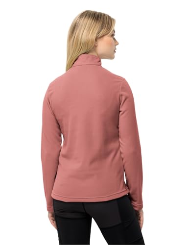 Fleece Pullover Jack Wolfskin Taunus Half Zip pour femmes, pull polaire léger violet