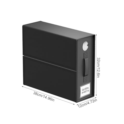 Organizador de sábanas plegable de lino para armarios y dormitorios 6