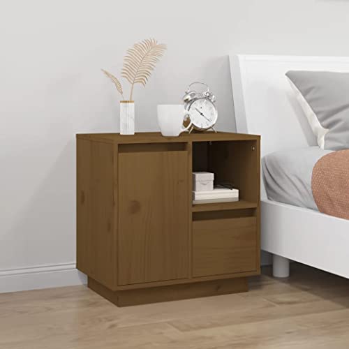 Table de chevet rustique lot de 2 pour chambre à coucher cocooning - 4
