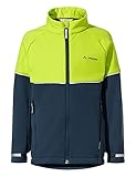 VAUDE Unisex Kids Qimsa Softshell Jacket Jacke, chute green, 134-140 EU