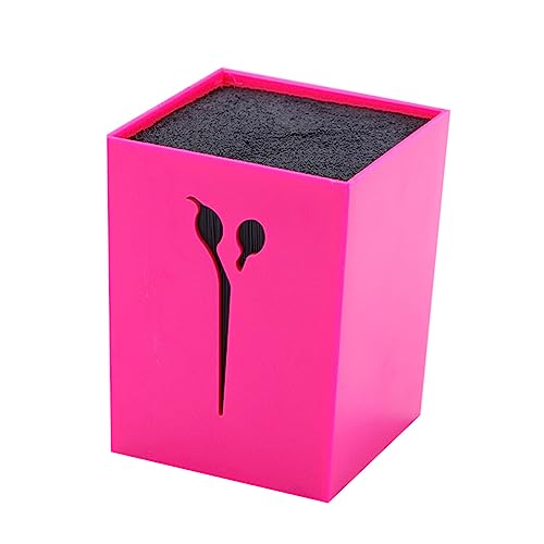 IWOWHERO Large Capacity Scissors Comb Storage Box Hair Salon Supplies Holder Tool Organizer Slot Scissors Case