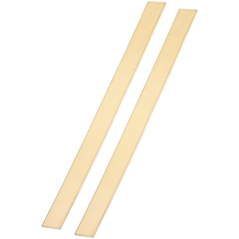 sourcing map Brass Flat Bar Stock for DIY Cover