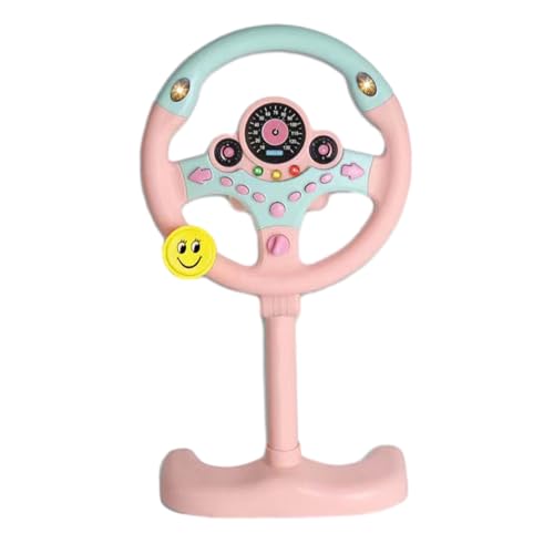 Vehículo para simulación de conducción - Control interactivo del volante con luz y sonido | Juguetes educativos para niños pequeños, niños y niñas en edad preescolar, regalo temprano, divertido