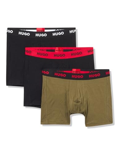 HUGO Men's Three Pack Jersey Cotton Boxer Briefs
