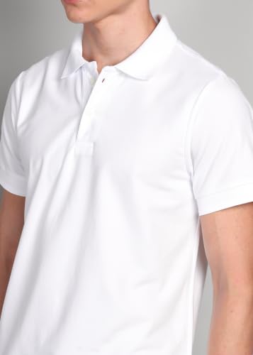 Image of INKKR Men's Combo Polo Neck Cotton Blend Solid T-Shirt (Pack of 2)