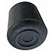 Shepherd Hardware 9762 1 in. Rubber Leg Tips, Black 12 Pack
