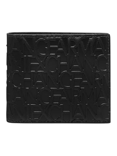 Armani Exchange Men's Jim SLG Bifold W/Credit Card, Black, One Size