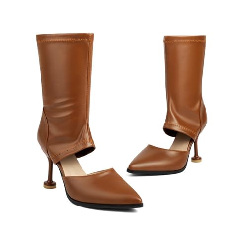 Eilyken Spring-Autumn Heeled Ankle Boots – Stylish and Comfortable