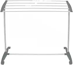 Varal de Chão Portátil e Leve para Secar Roupas e Toalhas | Varal de Apartamento Desmontável e Prático(Varal de Chão)