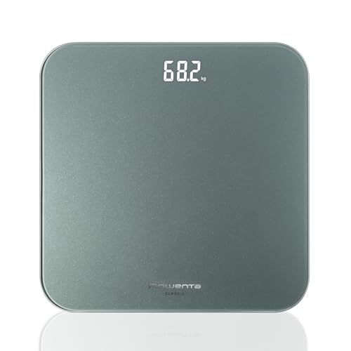 Rowenta Classic 2.0, báscula de baño, pantalla invisible de fácil lectura, eucalipto, BS1903V0