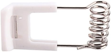 OSALADI 30pcs Light Emitting Diode Downlight,Ceiling Lamp Spring Clip, Panel Lamp Spring Clip,Spotlight Spring Clip,LED Panel Light Spring Clip White