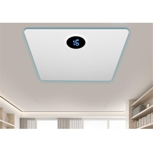 Ventilador de ventilación 30x30cm Ventilador extracto potente para cocina y baño montado en techo panel de luz ambiental miniatura 5
