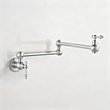 Photo Gallery xsdsm rubinetto cucina a muro pieghevole rubinetto di ottone antico per lavello cucina 2 maniglie,argento Photo Gallery xsdsm rubinetto cucina a muro pieghevole rubinetto di ottone antico per lavello cucina 2 maniglie,argento