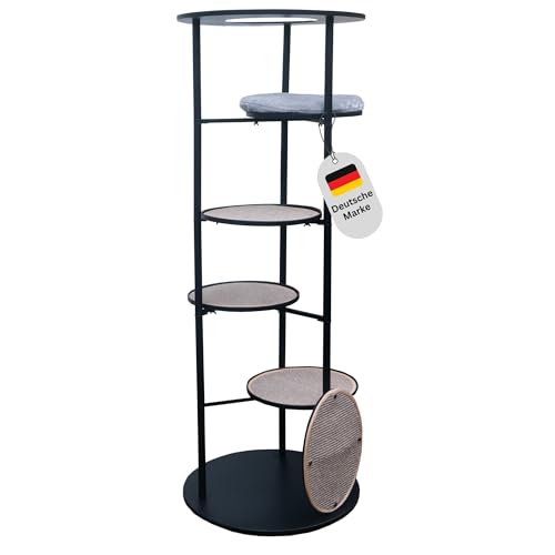 awwi Rascador para exteriores resistente a la intemperie, 160 cm de alto, elegante árbol para gatos para exterior e interior