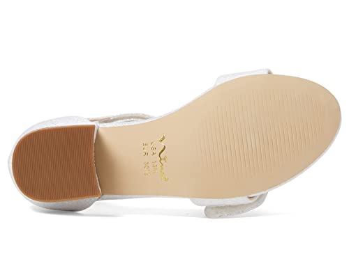 NINA Girl's Rejina (Little Kid/Big Kid) White Glitter 4 Big Kid M3