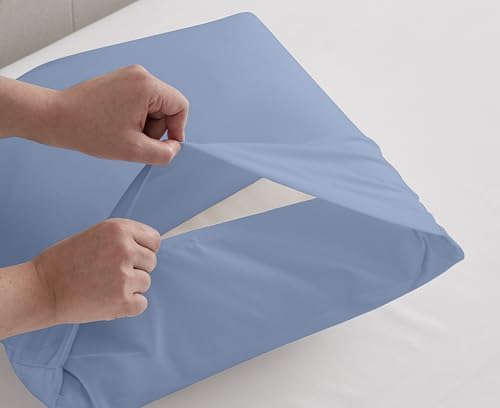 Degrees Home Premium – Set Lenzuola 4 Pezzi In Microfibra Spazzolata (140X200) – Lenzuolo Con Angoli, Lenzuolo Piatto E 2 Federe 70X50 – Extra Morbido, Anti-Piega E Certificato Oeko-Tex - 4