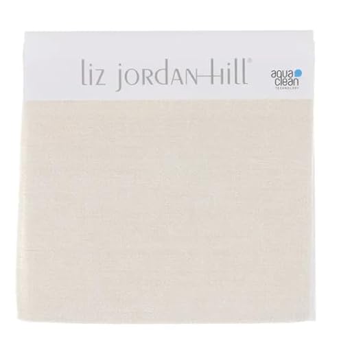 Liz Jordan-Hill Fabric by The Yard - Beige Chenille Upholstery