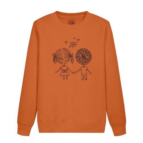 Sweatshirt enfant Love pour l'école et les sorties en famille en hiver