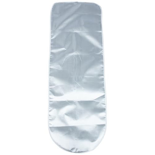 FONDOTIN ?銀加工耐熱アイロン台カバー 厚手保護パッド付き 衣類用断熱 軽量携帯便利 簡単装着 衣類アイロン作業に