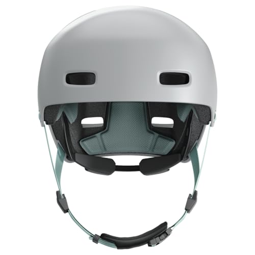 ABUS Fahrradhelm XOXO, Cityhelm im Skater-Look, Größe L, Grau – Ansicht 2