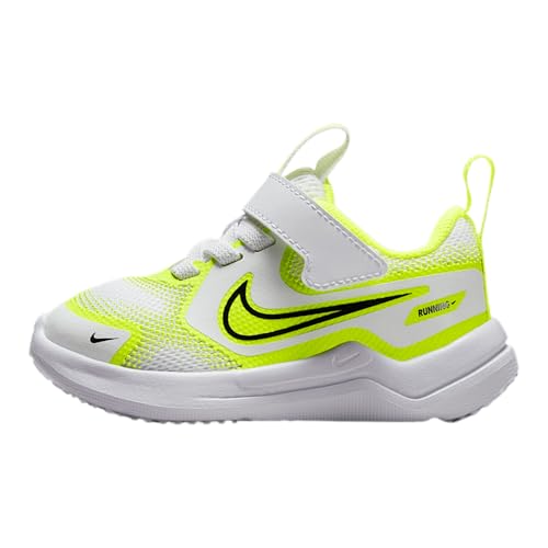 Nike Cosmic Runner Baby/Toddler Shoes (HM4401-106, White/Volt/Black)