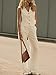 Cicy Bell Women's 2 Piece Outfits V Neck Crop Vest Blazer and Wide Leg Suit Pants Sets Beige