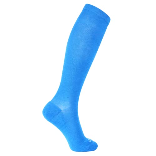 JAVIE Ultra Warm Merino Wool Compression Socks for Men & Women Cushion Crew Socks for Running Cycling Travel (15-20mmHg)