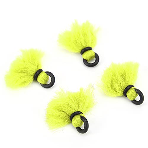 POENVFPO Drift Float IndicatorsYarn Float Indicators,Fly Fishing Yarn Strike Indicatorsfor Fly Fishing AccessoriesFly Tying Materials (Fluorescent Yellow)