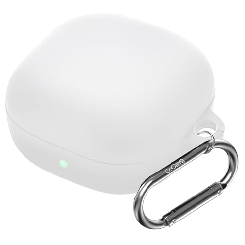 Image of Soft Silicone Case Cover Compatible with Galaxy Buds Core (2025) (White)