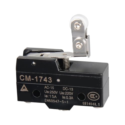 Interruptor de límite horizontal CM-1 de carrera con rodillo metálico y bloque CM-1309 5