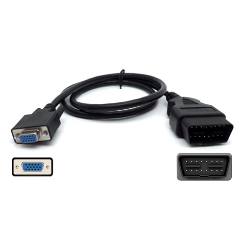 Consejos para Comprar Cables principales los más solicitados. 45 OBD2 Cable principal compatible con THINKCAR THINKDIAG 2 Escáner de diagnóstico de reemplazo de cable adaptador conector