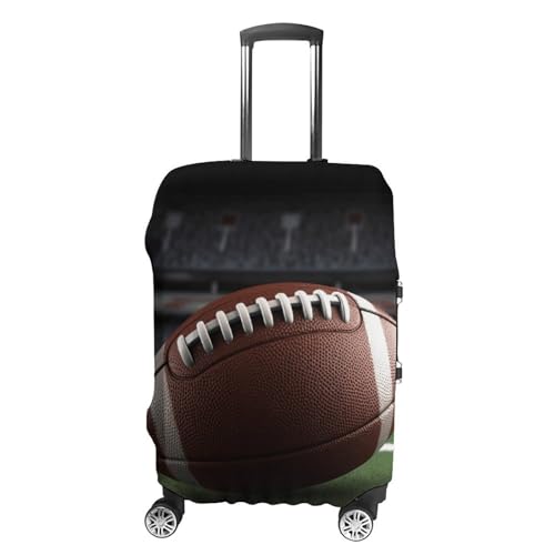 American Football Luggage Covers Tsa Approved Suitcase Cover Elastic Washable Luggage Sleeve Carry on Cover Protector Anti-Scratch Suitcase Protector Fits 19-30 Inch Case(S)