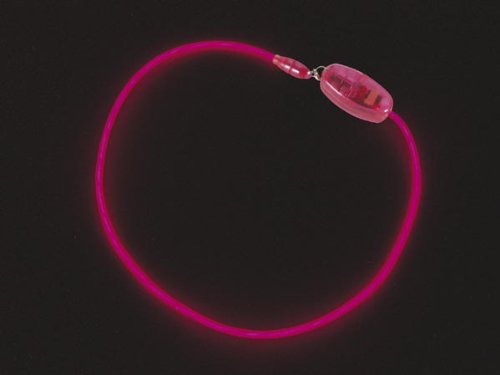 Collier electroluminescent rose