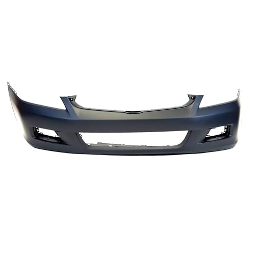 Image of FitParts Compatible with Honda Accord 2006-2007 Front Bumper Cover | CAPA Certified, Primed, With Fog Light Holes, Sedan, Hybrid, Ready to Paint, OEM 04711SDLA90ZZ, HO1000235