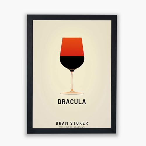 Poster Dracula impression encadrée petit format mur vide