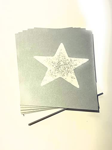 Wrapt Star Thank You Postcards - 8 Pack 10x15 cm, Christmas Notes With White Envelopes, Premium Quality, Eco-Friendly Cards Multipack