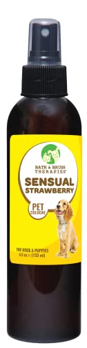 SHOW SEASON ANIMAL PRODUCTS 1 Sensual Strawberry Pet Cologne 4.5 oz. For Dogs | Long-Lasting, Fruity Scent | Cruelty-Free | Paraben-Free | Biodegradable | Made in The USA
