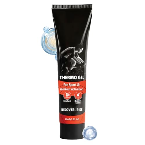 Gel Calmante Muscular, Relajante Cuidado de las Articulaciones, Geles Corporales con Efecto Refrescante 100g, Gel Muscular del Dolor, Recuperadora con Fórmula de Rápida Absorción, G