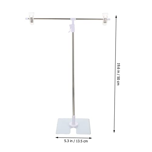 Abaodam Pequeno Suporte De Fundo Suporte Branco Titular Pano De Fundo Fotografias Suporte De Pano De