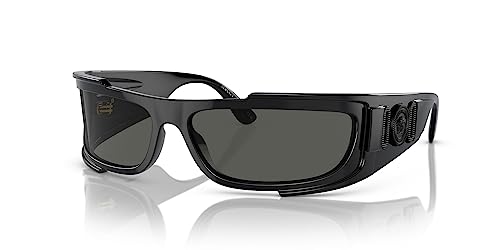 Versace Herren GB1/87 Sonnenbrille, Schwarz, 67 mm, Schwarz