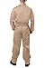 Kolossus Coveralls for Mens Long Sleeve Cotton Blend Work Jumpsuit APPAREL Khaki, Small