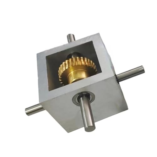 Mechanical Steering 1pcs 90 Degree Steering Gearbox 8x118mm Shaft Right Angle Deceleration Commutator 1:30 Transmission Reversing Gearbox Direction Transmission