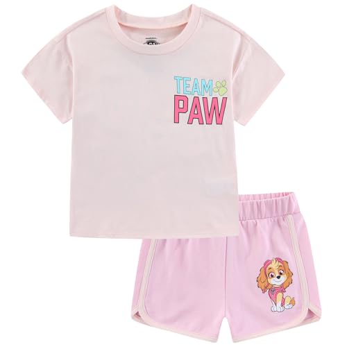 Paw Patrol Skye Girls Short Sleeve T-Shirt and Short Set for Toddler