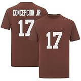 Shxinet Kc Concepcion T-Shirt Brown Mens Football Stitched T-Shirt