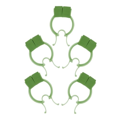 Toyvian Clip per Correzione Naso e Fermaglio per Sanguinamento Nasale in Schiuma Set 5 Pezzi Verde per Allenamento Respirazione Polmonare e Modellazione Naso Uso Quotidiano per Adulti e