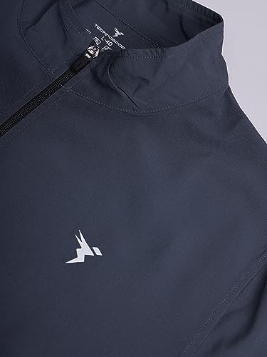 Image of TECHNOSPORT Men's Solid Polyester Techno Lite Jacket With SPF50+ And Microbial Properties