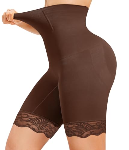 Image of Nebility Shapewear for Women Tummy Control High Waisted Body Shaper Shorts Thigh Slimmer Butt Lifter Panties Underwear