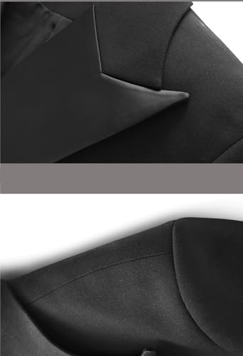 Men’s 2 Piece Formal Suit Set with Pants Classic Tuxedo for Wedding Party and Birthday Occasions(Large)2