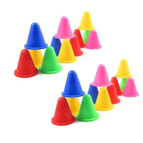 Slalom Hütchen,60 PCS Kunststoff Sporttraining Verkehrskegel Skating Training Straßensperre Verkehr Road Skating Zubehör für Rollschuh und Skate Praxis Slalom Hütchen,60 PCS Kunststoff Sporttraining Verkehrskegel Skating Training Straßensperre Verkehr Road Skating Zubehör für Rollschuh und Skate Praxis