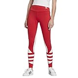 Adidas Large Logo LG, Leggings Sportivi Donna, Rosso (Lush Red/White), 38